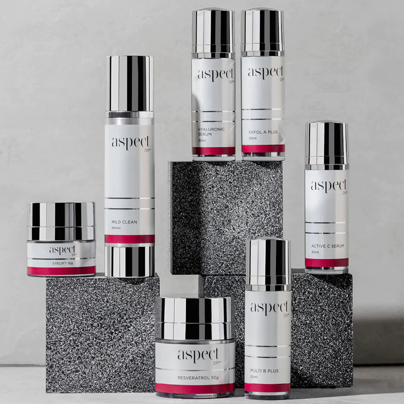 Aspect Dr, high performance skincare, skin concerns. 